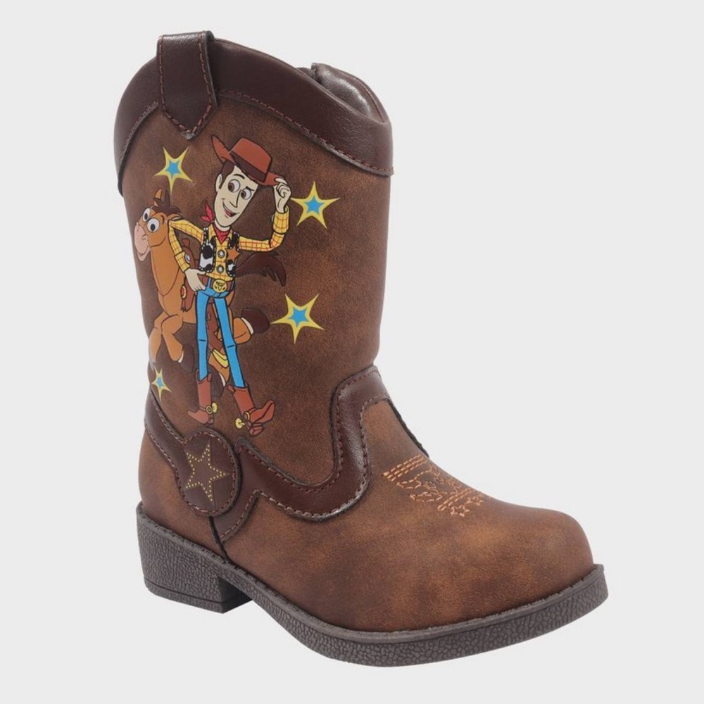 Disney Woody Brown Kids Cowboy Boots